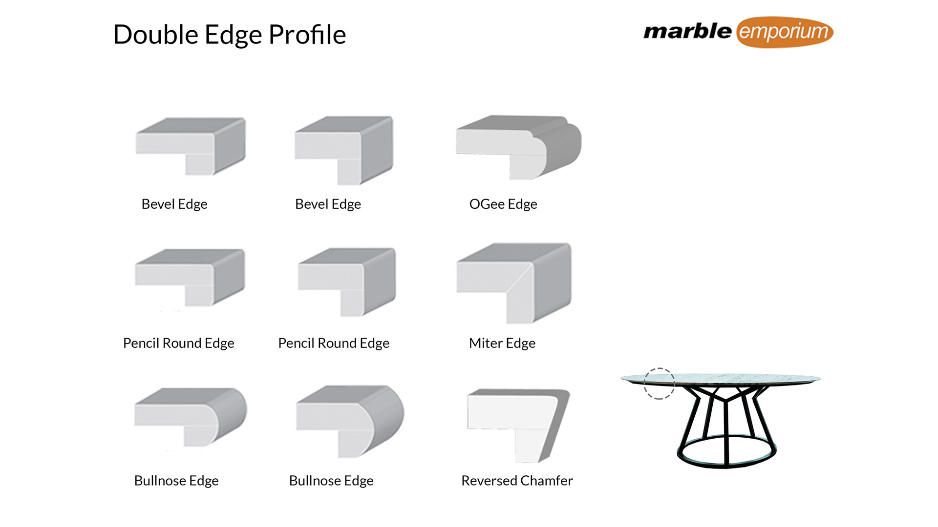 Dining Table Double Profile